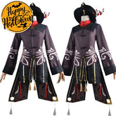 【In Stock】Game Genshin Impact Cosplay Hutao Costume Plus Size Costumes